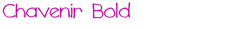 Chavenir Bold